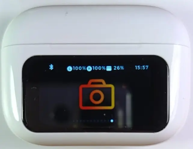 Беспроводные наушники с сенсорным экраном MIVO MT-15 - Фотоаппарат