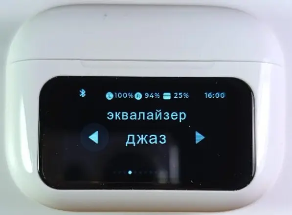 Беспроводные наушники с сенсорным экраном MIVO MT-15 - Эквалайзер - Джаз