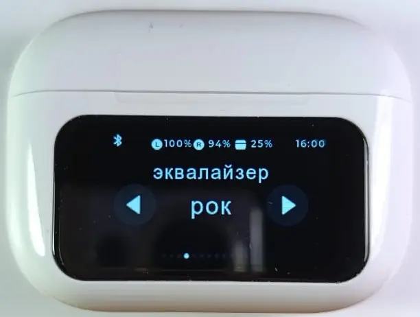 Беспроводные наушники с сенсорным экраном MIVO MT-15 - Эквалайзер - Рок