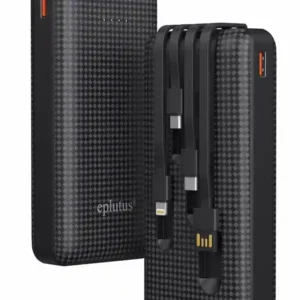 Внешний аккумулятор Eplutus EB‑304Q 30 000 мАч: быстрая зарядка PD+QC 3.0, 4 порта — доставка по Королеву