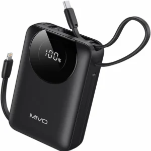 🔋 MIVO MB-212Q – Внешний аккумулятор 20000 мАч с дисплеем и металлическим корпусом