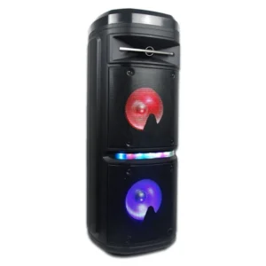 Напольная светящаяся колонка Mivo MD-654: пиковая мощность 800 Вт, караоке, RGB, два сабвуфера — доставка по Королеву