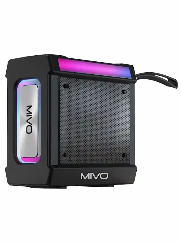 Портативная Bluetooth‑колонка Mivo M41 в Королёве: мощность 12 Вт, защита IPX6, RGB-подсветка — доставка по городу