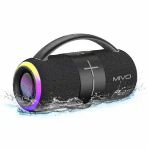 Портативная Bluetooth‑колонка Mivo M46 100 Вт, IPX6, RGB, TWS — доставка Королёв
