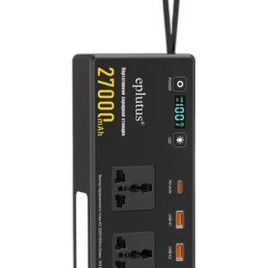 Портативная зарядная станция Eplutus PW‑152 27 000 мАч 150 Вт: AC 220V, Type‑C 60W, лампа и SOS — доставка по Москве