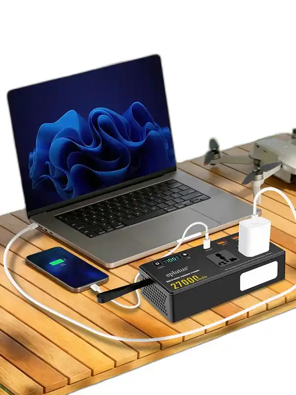 Портативная зарядная станция Eplutus PW‑152 27 000 мАч 150 Вт: AC 220V, Type‑C 60W, лампа и SOS — доставка по Москве — изображение 3